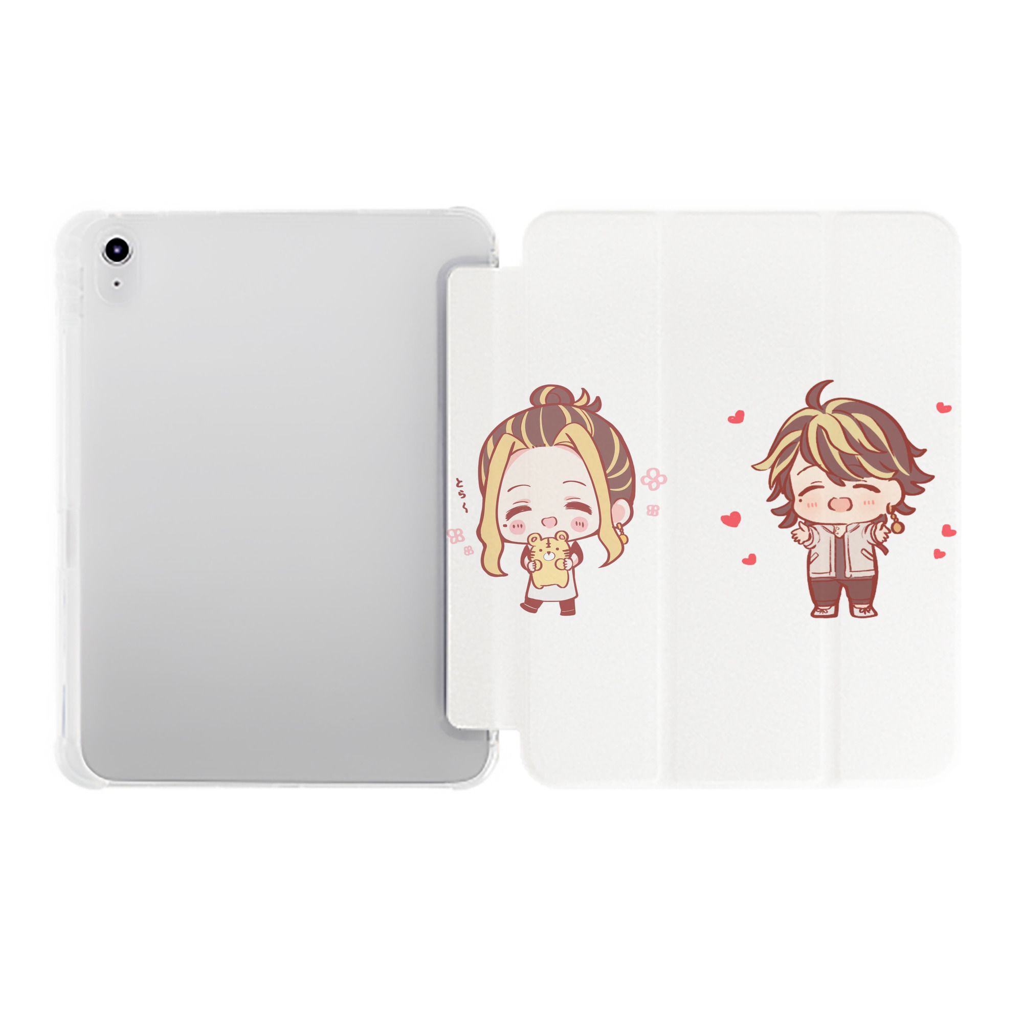 （画像用） 東京リベンジャーズ Tokyo Revengers IPad ケース ペン収納付き 三つ折りスタンド PUレザー×シリコン 対応機種9.5/10.5/10.9インチ